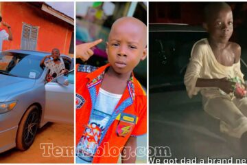 Reactions As 9 Year Old Comedian, Kiriku Buys A New Car For His…