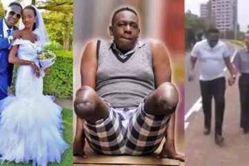 Newly married lady discovers husband has no leg after their wedding [WATCH VIDEO]
