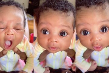 Video of Beautiful Baby With Big Brown Eyes Melts Souls, Racks Up Over…