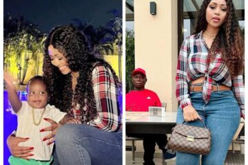 Regina Daniels Shares Lovely Photos of Herself with her Husband and Son [PHOTOS]