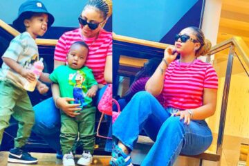 Regina Daniels Praises Her 3yr Old Son After He Picked Matching Outfits For…