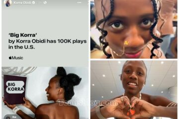 Korra Obidi Excited As Her Song ‘Big Korra’ Hits 100k Plays In The…